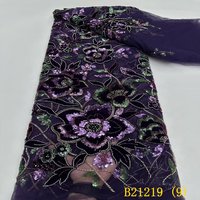 Dentelle française noire africaine, dentelle en filet, tulle, dentelle en tulle avec velours, robe de mariée pour fête