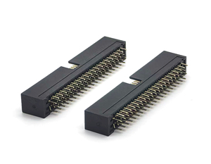 ขั้วต่อ PCB แบบกล่อง DIN 1.27*2.54 มม. แบบตัวผู้ แถวสี่แถว ตรง รูปทรงสี่เหลี่ยมผืนผ้า หน้าสัมผัสทองเหลือง ตัวเรือนไนลอน สูง 10.4 มม. 80 ขา - Product Image 5