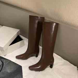 2025 Autumn and Winter Luxury Designer Women's High Heel Knee High Boots Premium Quality Outdoor Walking Boots - Product Image 6