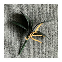 YL Realistische Handgemaakte Kunstmatige Phalaenopsis Cymbidium Orchidee Bladeren Huisdecoratie Bruiloft Bloemstukken Kunstmatige Potplant