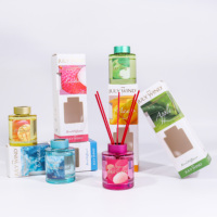 Diffuseur de parfum en verre pour la maison, 120 ml, sans BPA, sans alcool, écologique, artisanal, parfum naturel aux fruits, longue durée, pour un salon frais