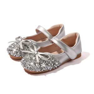 Chaussures de princesse pour filles, chaussures en cuir à paillettes pour petites filles, chaussures de princesse scintillantes pour enfants - Product Image 6