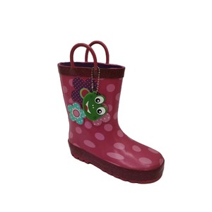 Stivali da Pioggia Personalizzati per Bambini, Stivali di Gomma Wellington Impermeabili, <span class=keywords><strong>Scarpe</strong></span> Antiscivolo per Bambini - Product Image 4