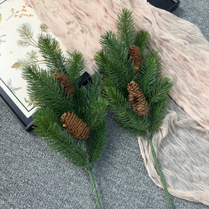 Jinxi Artificial Pine And Cypress Foliage Green <b>Wedding</b> Decorations Photography <b>Props</b> Home Decor - Product Image 1