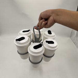 Artefact portable de levage de tasse rotatif et pliable avec 6 tasses de <span class=keywords><strong>vin</strong></span> de poche - Product Image 5