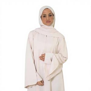 Hot Custom Premium Jersey Fabric Khimaar With <strong>Underdress</strong> Design Women's Abaya Khimar Set for Muslims Netherlands - Product Image 3