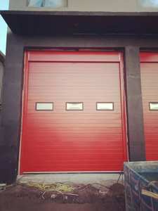 <span class=keywords><strong>Porte</strong></span> <span class=keywords><strong>de</strong></span> <span class=keywords><strong>garage</strong></span> <span class=keywords><strong>sectionnelle</strong></span> en acier à levage vertical automatique avec panneau isolé pour villa et entrepôt - Product Image 1