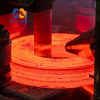 Anneaux d'engrenage vierges en acier inoxydable forgé à l'anneau, forgés par laminage, 304 316L 410 420 ASTM A182 JIS G3214 DIN EN 10222 GB 1220, Pièces d'anneaux