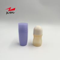 Bouteille vide de 30ml 50ml 73ml 100ml Bouteille vide en plastique roulante pour parfum de voyage huile essentielle Conteneur de gel Bouteille cosmétique à bille