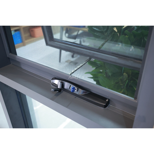 AMJ As2047 Australian Standard Aluminium Sash Double Vitrage Fenêtres et Portes <span class=keywords><strong>Enrouleur</strong></span> <span class=keywords><strong>de</strong></span> Chaîne Grand Auvent Fenêtre avec Moustiquaire - Product Image 2