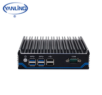 Mini PC de escritorio N1021 con riel Din personalizado con enchufe AMI UEFI BIOS DDR4 RAM Compatible con AU US CN EU