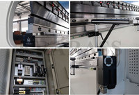 KRRASS Presse plieuse CNC 50Tons2200mm avec contrôleur DELEM Presse plieuse Cintreuses