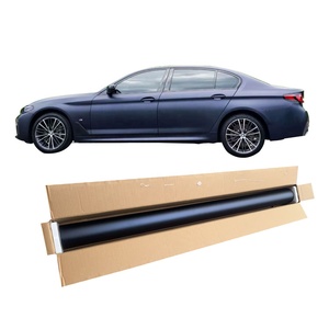 Pellicola avvolgente in vinile Ultra opaco nero <span class=keywords><strong>fantasia</strong></span> blu auto con materiale autorigenerante per animali domestici antigraffio per auto Roll TPU PPF - Product Image 1