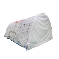 Tente gonflable haute pression 6,5-8,5 bars, abri d'urgence personnalisé, secours médical, commandement collectif, déploiement rapide