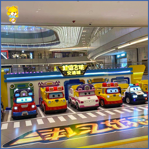 Haojile Indoor Winkelcentrum Kinderen Simulatie Rijschool Park Verkeer Stad Stad Amusement Apparatuur - Product Image 1