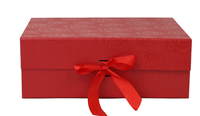 Boîte cadeau en carton rose à motifs floraux LFBOX avec couvercles magnétiques, 1 paquet |   Grandes boîtes de demande en mariage pour demoiselles d'honneur 13.8x8.3x4.4 Boîte rectangulaire pour mariage