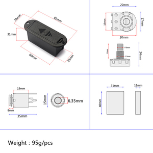 3 banda EQ activo bajo la camioneta de arnés de cableado de <span class=keywords><strong>guitarra</strong></span> preamplificador para <span class=keywords><strong>guitarra</strong></span> - Product Image 6