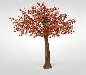 Árbol artificial de <span class=keywords><strong>caqui</strong></span> con árboles frutales decoración interior patio paisaje Hotel - Product Image 4