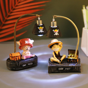 Figuras de Anime Japonés de One Piece, Luffy, <span class=keywords><strong>Tony</strong></span> <span class=keywords><strong>Chopper</strong></span>, Lámpara Nocturna con Forma de Figuras de Acción para Decoración - Product Image 2