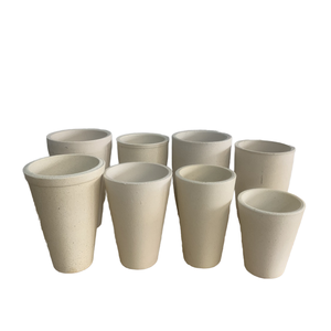 Crisoles de Arcilla Refractaria para Ensayos de Fuego, Crisol para Laboratorio de Minerales, Fusión de Oro - Product Image 1