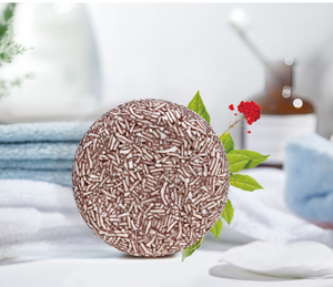 Venta al por mayor, Vegano polygonum multiflorum sólida Barra de champú para el pelo de raíz fortalecer champú jabón - Product Image 3
