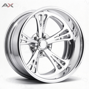 Rines de Aleación de Aluminio Cromado Forjado de 18-26 Pulgadas, 5x114.3 5x120, 2 Piezas, Personalizados para Ford Mustang, Chevy Camaro, BMW E46 - Product Image 1