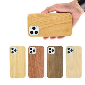 Étui de téléphone portable en bois avec logo gravé au laser impression uv adapté pour iPhone 10/11/12/13/14/15 personnaliser la promotion - Product Image 2