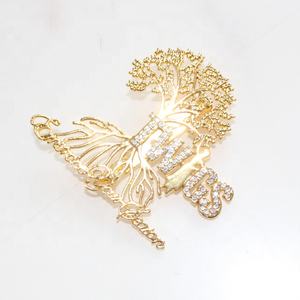 <span class=keywords><strong>Gratuit</strong></span> personnalisé mixte or alliage métal strass lettre <span class=keywords><strong>mots</strong></span> fantaisie filles diamant fleur broches et épingles - Product Image 2