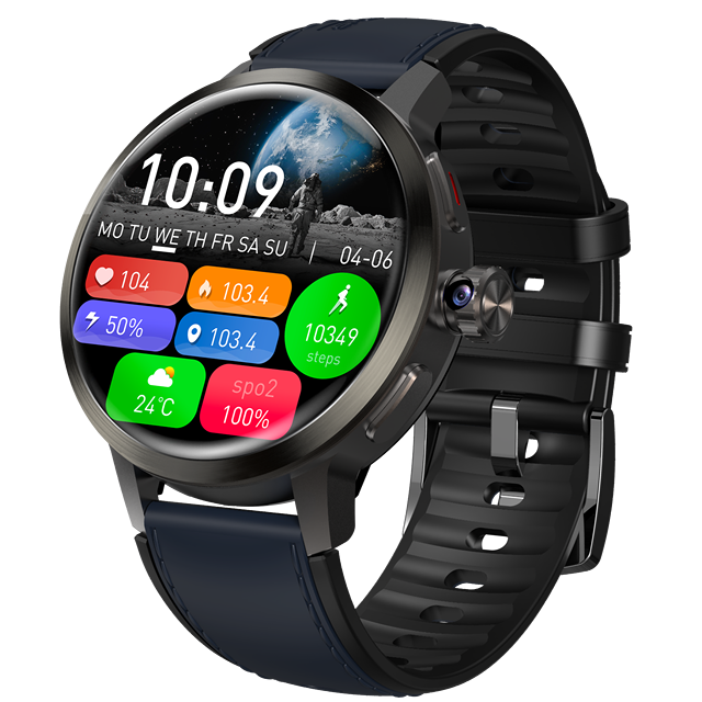 Innovative DM82 Android Smart Watch Smartwatch AMOLED Screen HD Rotating Camera Music Google Play Store IP68 Video Call 4G Watch