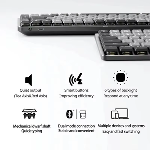 Logitech MX Mechanical <b>Keyboard</b> Mini Dual Mode <b>Keyboard</b> Wi Low Noise Wireless Dual Model Mini Machine <b>Keyboard</b> - Product Image 5