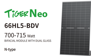 Jinko <strong>Solar</strong> Bifacial N Type <strong>700</strong> <strong>Watt</strong> 690w 710w 720w <strong>Solar</strong> <strong>Panel</strong> Perc Type with BIPV Wholesale From China - Product Image 2