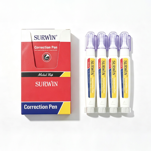 Bolígrafo Corrector de Gran Capacidad con Punta Metálica de Secado Rápido, en Forma de Bolígrafo, para Estudiantes, Venta al Por Mayor - Product Image 1