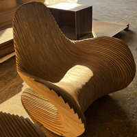 Canapé unique de luxe contemporain, siège nordique en bois massif, artisanat, fauteuil de détente individuel pour salon moderne