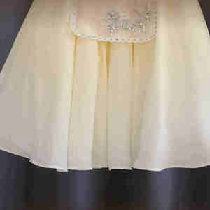 Nuovo Abito Tutu Lungo Giallo Romantico Professionale con Bretelle per Costumi da Danza Classica per Bambini e Spettacoli - Product Image 3
