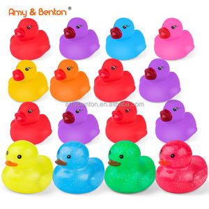 Mini Toys Float &amp; Squeak <strong>Rubber</strong> <strong>Duck</strong> Baby Bath Ducky <strong>Duck</strong> Bath Toys Party Favors - Product Image 6