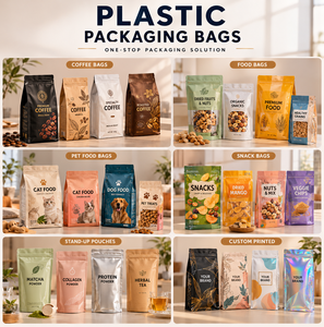 Sacchetto con Fondo Piatto e Otto Lati Sigillati con Manico, Stampa Logo Personalizzata, Confezione Personalizzata per Alimenti, Vendita all'Ingrosso - Product Image 5