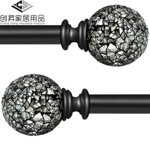 Barres de sécurité pour fenêtres en fer, design Art Déco moderne et luxueux, antirouille, longues, flexibles, robustes, faciles à installer, pour rideaux et rails. - Product Image 1