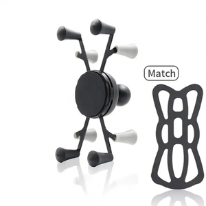 Soporte de teléfono móvil 2 en 1 para parabrisas de coche compatible con Ram Double socket Arm - Product Image 1