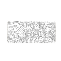 Tapis de souris personnalisé avec logo 800x300mm Tapis de souris de jeu topographique personnalisé Tapis de souris grand format Tapis de bureau Tapis de souris de jeu