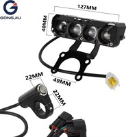 Barre lumineuse LED tout-terrain en aluminium, 4 LED, éclairage auxiliaire de conduite, remplacement pour la moto Talaria MX3 MX4 MX5