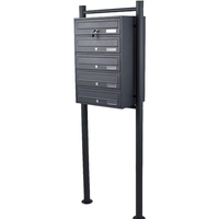 Boîte aux lettres commerciale approuvée par Usps Boîte aux lettres en métal pour appartement d'extérieur Boîtes aux lettres résidentielles modernes