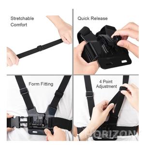 Accessoires pour téléphone 2025 Harnais de fixation réglable pour la poitrine Sangle de poitrine 2 en 1 Sangle de fixation réglable - Product Image 5