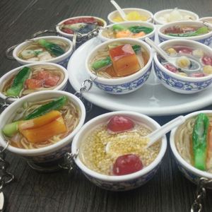 จี้รูปชามอาหารลายครามจีน สำหรับตกแต่งสายคล้องโทรศัพท์มือถือขนาดเล็ก - Product Image 2