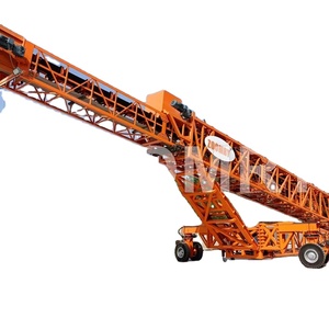 Apilador de cinta transportadora telescópica móvil para patio agregado de fabricación china - Product Image 1
