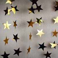 Guirlande d'étoiles colorées, décoration suspendue pour la maternelle, fête d'anniversaire des enfants