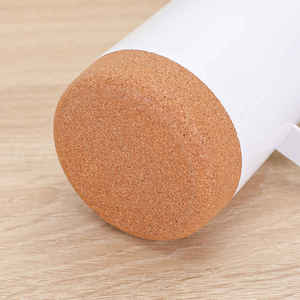 New 16oz Modern Cork Bottom Straight Body Stainless Steel Vacuum Insulated Car Cup with Lid Leak-Proof & Eco-Friendly - Product Image 6