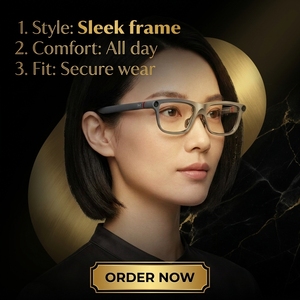 INMO GO3 AR Smart <b>Glasses</b> AI Translation Eyewear Replaceable Battery for Travel AI Translation Support Built for Cross Border Co - Product Image 1