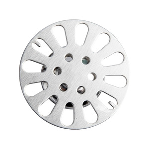 Grille de drain ronde en acier inoxydable 84 mm, anti-corrosion, pour drain de sol de salle de bain, avec options de cuve et de fond plat - Product Image 2