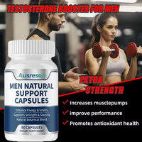 Ausreson OEM Plus Capsules de Soutien Naturel pour Hommes : Compléments Herbales Énergisants, Améliorant l'Endurance et le Bien-être Hormonal, Pureté Élevée