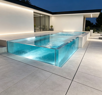 Piscine de Luxe 7 Mètres en Acrylique à Débordement pour Villa - Grande Vente
